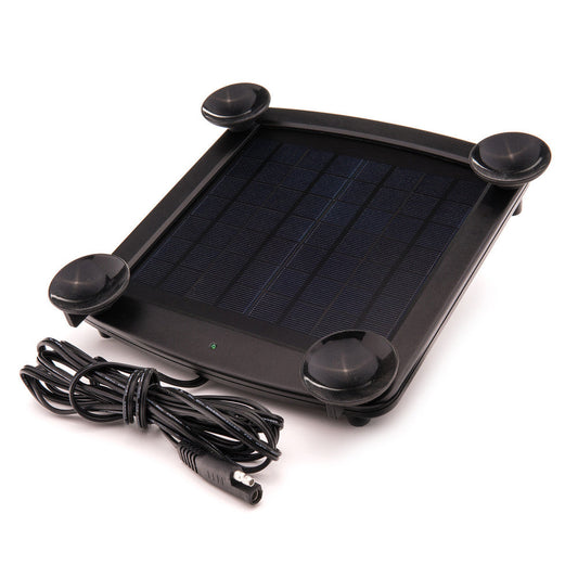 5 Watt Solar 12V Battery Charger with Windshield Mount
