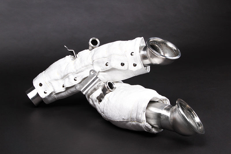 Ferrari SF90 - Cat Spare Downpipes + Heat Blankets
