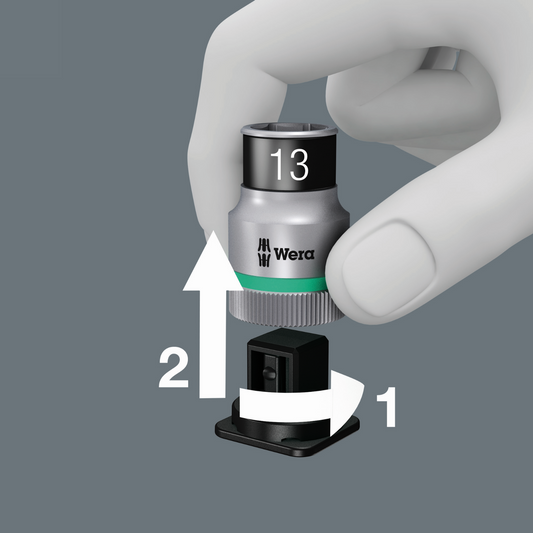 Wera 8790 HMC HF 1 Zyklop Socket Set 1/2" Drive Metric 05004203001