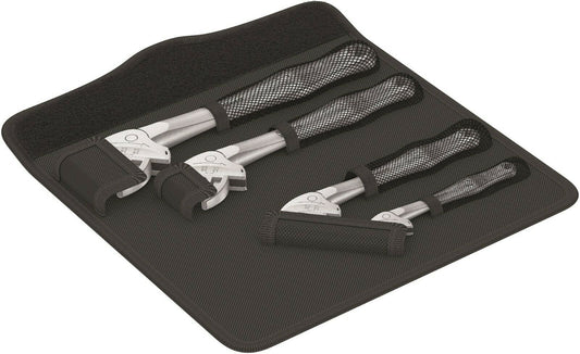Wera 6004 Joker Self-Setting 4-Piece Wrench Set - Highly Versatile with Metric & Imperial Capabilities – 05020110001