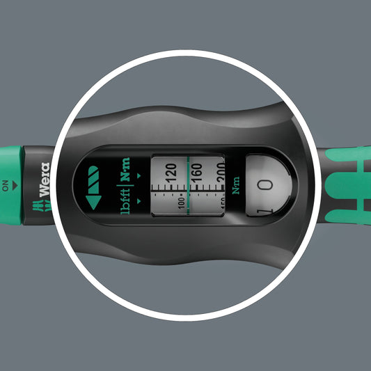 Wera Click-Torque Lock C 3 R/L Torque Wrench 40 - 200 Nm 1/2" Drive 05075695001