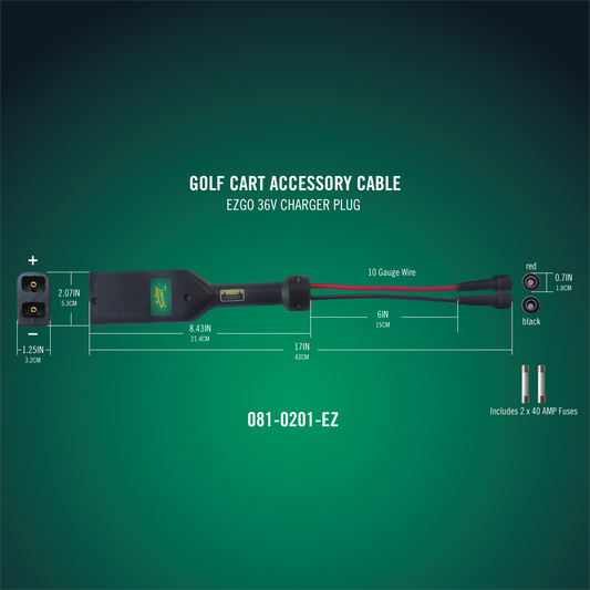 PowerPlus 36V DC Plug - E-Z-GO Medalist & TXT DCS/PDS