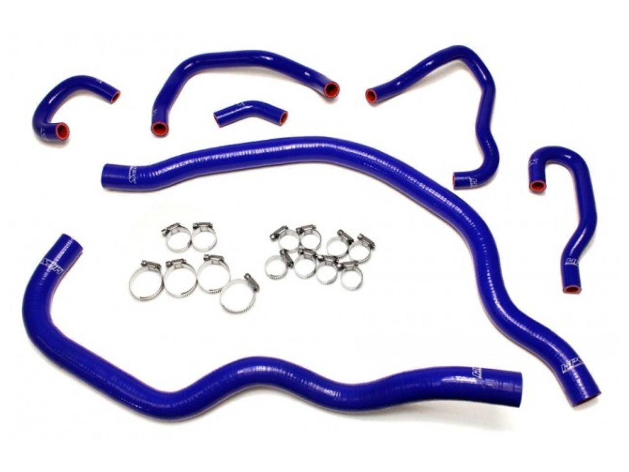 HPS Blue Reinforced Silicone Radiator and Heater Hose Kit Coolant Honda 06-09 S2000