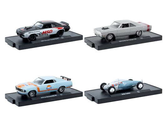 "Auto-Drivers" Set of 4 pieces in Blister Packs Release 131 Limited Edition to 7500 pieces Worldwide 1/64 Diecast Model Cars by M2 Machines