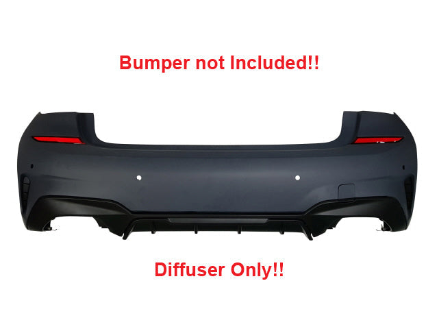 2019-2022 BMW PRE-LCI G20 M-Performance Style Rear Diffuser