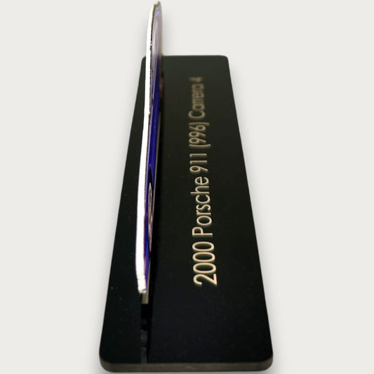 2000 Porsche 911 (996) Carrera 4 (1) Metal Car Wall Art, Color 2D Diecast Car Decor, Silhouette Metal Wall Art, Gift For Car Lovers, Detailed Color Metal Car