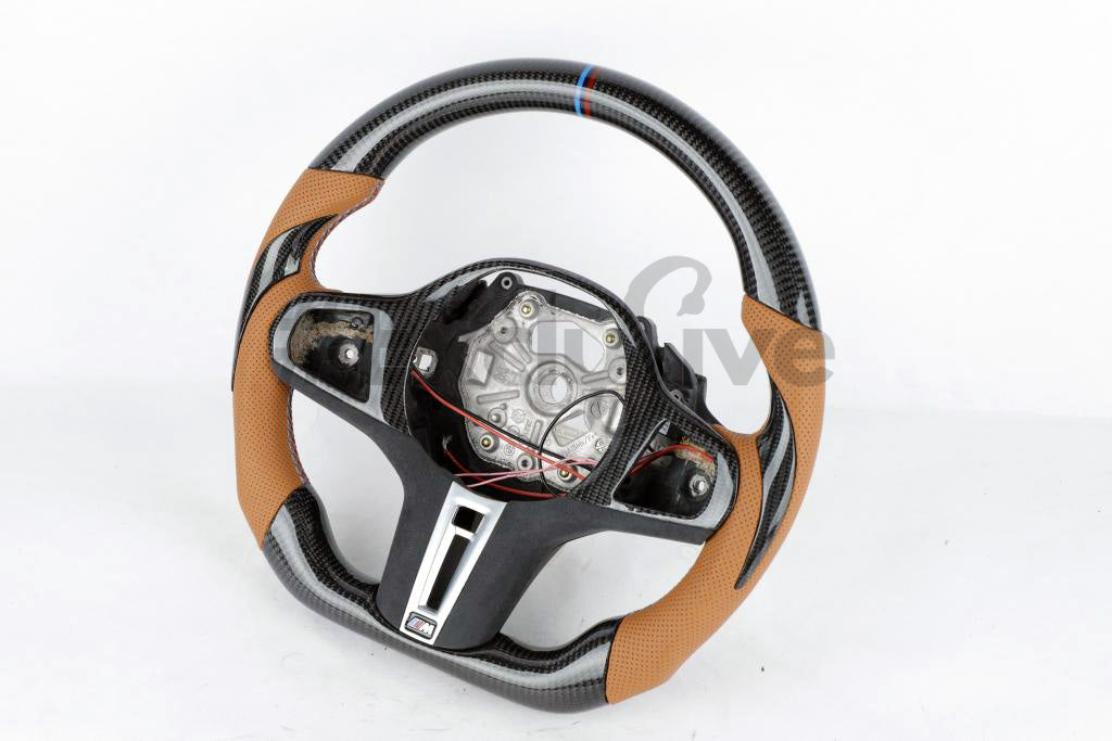 BMW M5 F90 & 91 / M8 G15, G16, & G17 / X3 G01 / X4 G02 / X6 F86 / 5 Series G30 / 7 Series G11 / G12 Custom Steering Wheel by Exclusive Steering