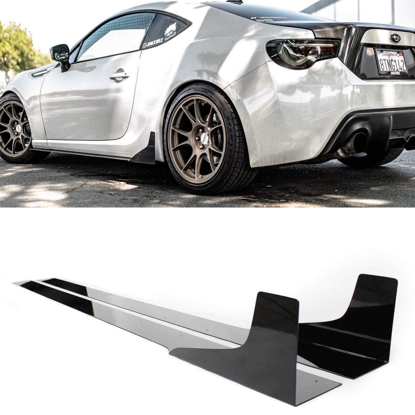2013 - 2019 Scion Frs/ Subaru Brz Side Skirt Extension V3