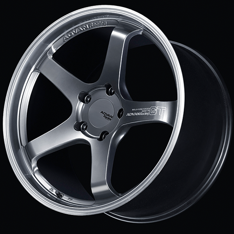 Advan GT for Porsche 19x11.0 / +60 Off / 5x130 / 71.6mm Bore / Machining and Hyper Platinum Black YAQ9M60PMPB