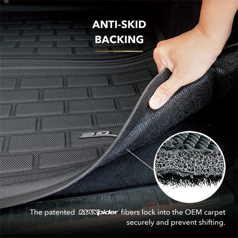 3D MAXpider 2015-2020 Audi A3/ S3/ RS3 Sedan Kagu Cargo Liner - Black M1AD0331309