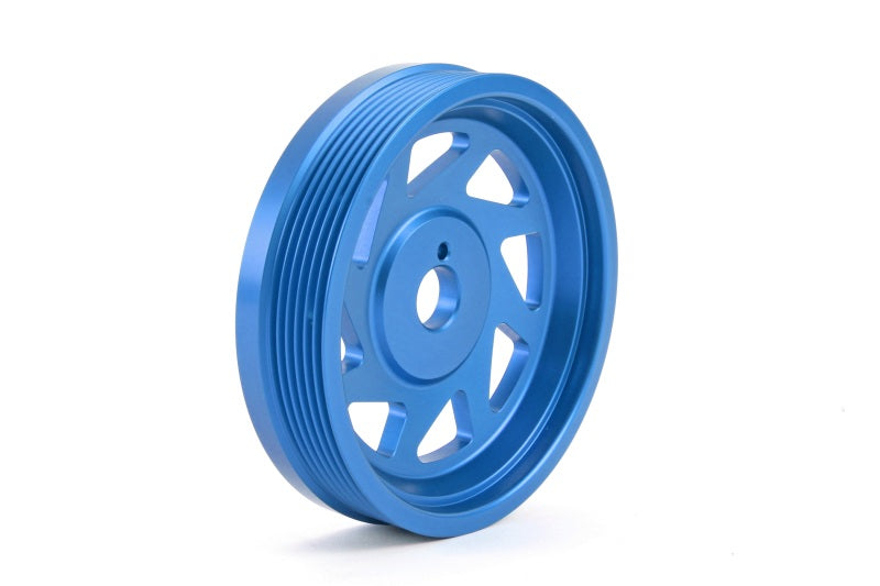 Perrin 15-25 WRX / 13-16 FR-S/ 13-23 BRZ / 22-23 GR86 / 12-24 Impreza / 13-24 Crosstrek / 13-24 Legacy Lightweight Crank Pulley - Blue | PSP-ENG-101BL