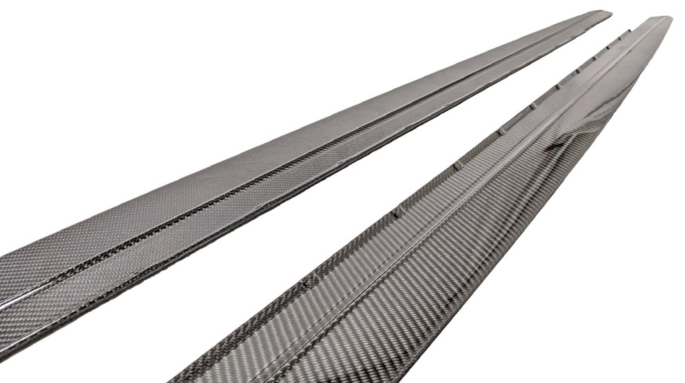 2017-2023 BMW 5 Series G30 Performance Inspired Carbon Fiber Side Skirt Extensions (Pair)