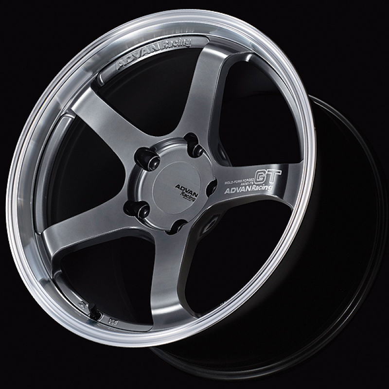 Advan GT for Porsche 18x10.0 / +60 Off / 5x130 / 71.6mm Bore / Machining and Hyper Platinum Black YAQ8K60PMPB