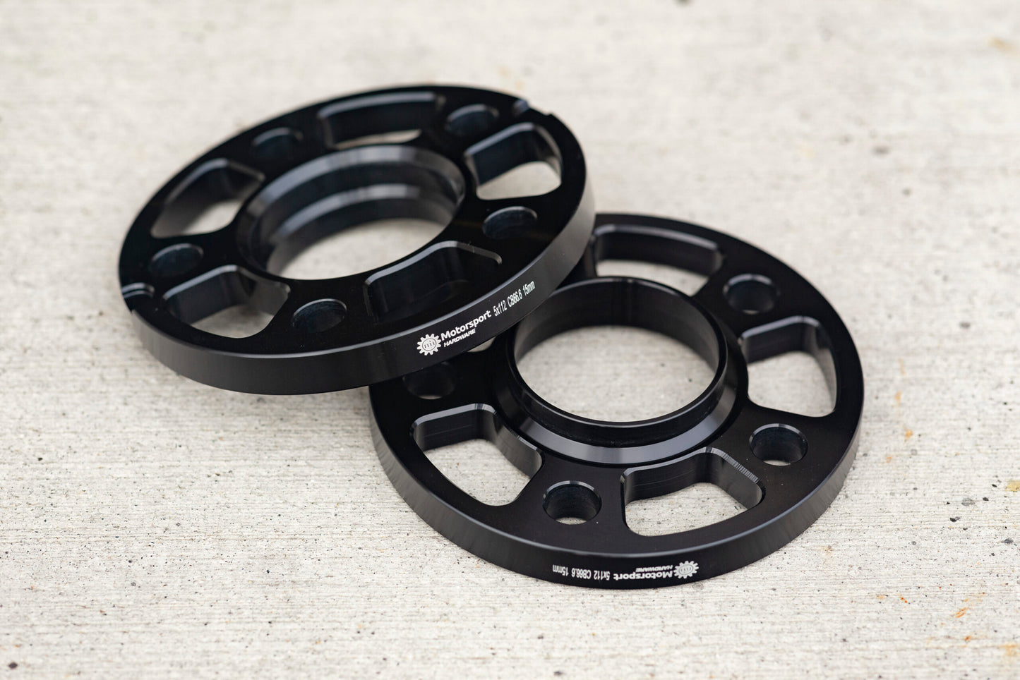 12.5mm Traklite 5×112 66.6cb Spacers