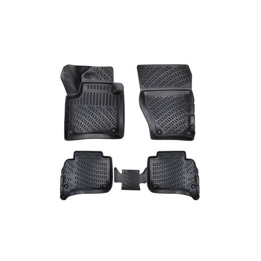 Custom Molded Rubber Floor Mat for Porsche Cayenne 2018 - Up Black