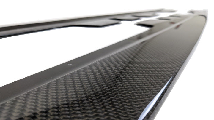 2007-2013 BMW E9X M3 E-Style Carbon Fiber Side Skirt Extensions