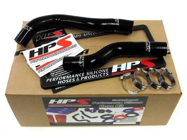 HPS Black Reinforced Silicone Radiator Hose Kit Coolant Honda 09-13 Fit