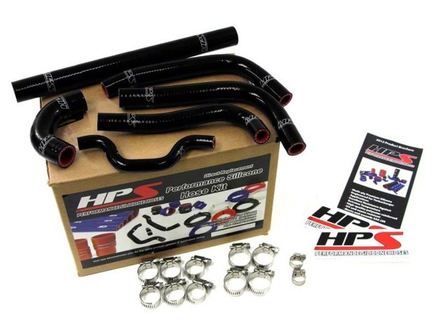 HPS Black Reinforced Silicone Radiator Hose Kit Coolant Kawasaki 2011 KX250F