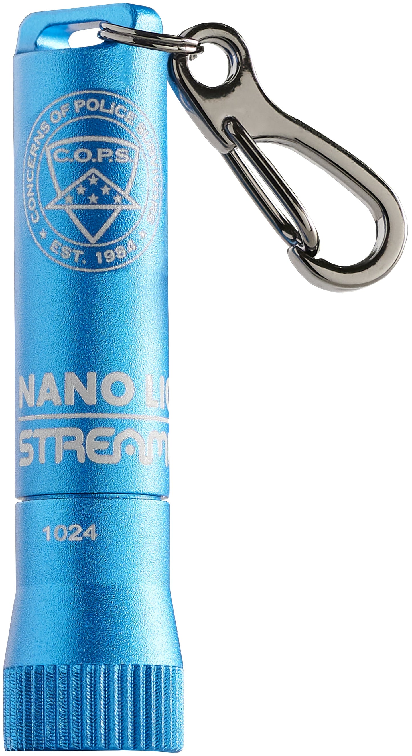 Streamlight C.O.P.S Nano Light® II Miniature Keychain LED Flashlight Blue 73021