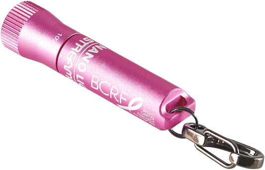 Streamlight BCRF Nano Light® II Miniature Keychain LED Flashlight Pink 73022