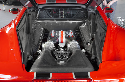 Ferrari 458 Italia - Carbon Fiber Lock Cover