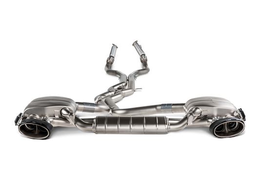 Akrapovic 2023 Audi RS6 Avant (C8) Evolution Line Cat Back (Titanium) (Req Link Pipe Set) S-AU/T/2H