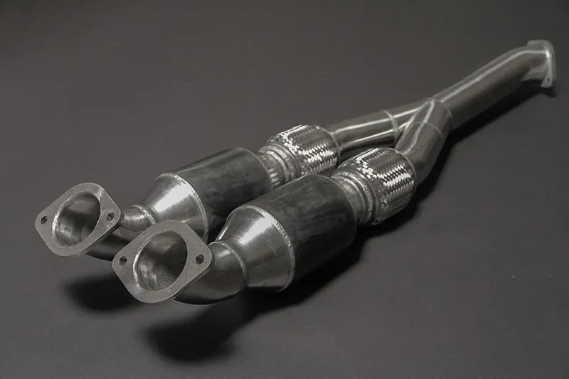 Nissan GTR MK3/4/Nismo - Center Silencer Replacement (Y-Pipe) with High Flow Secondary Cat