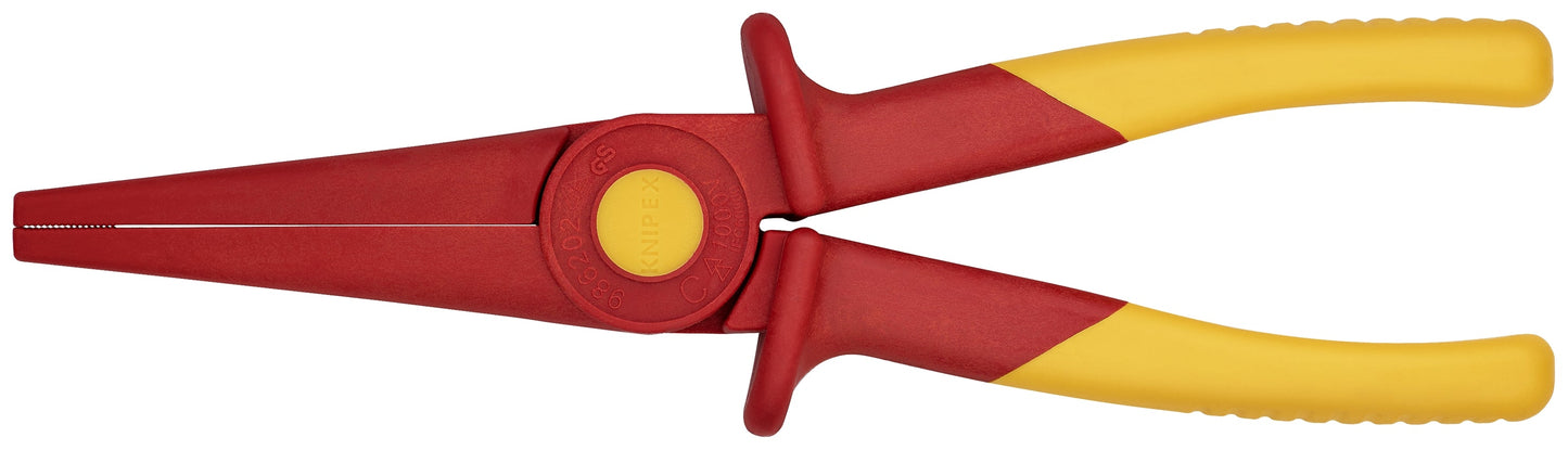 Knipex Insulated Flat Nose Plastic Pliers 8 3/4" 98 62 02