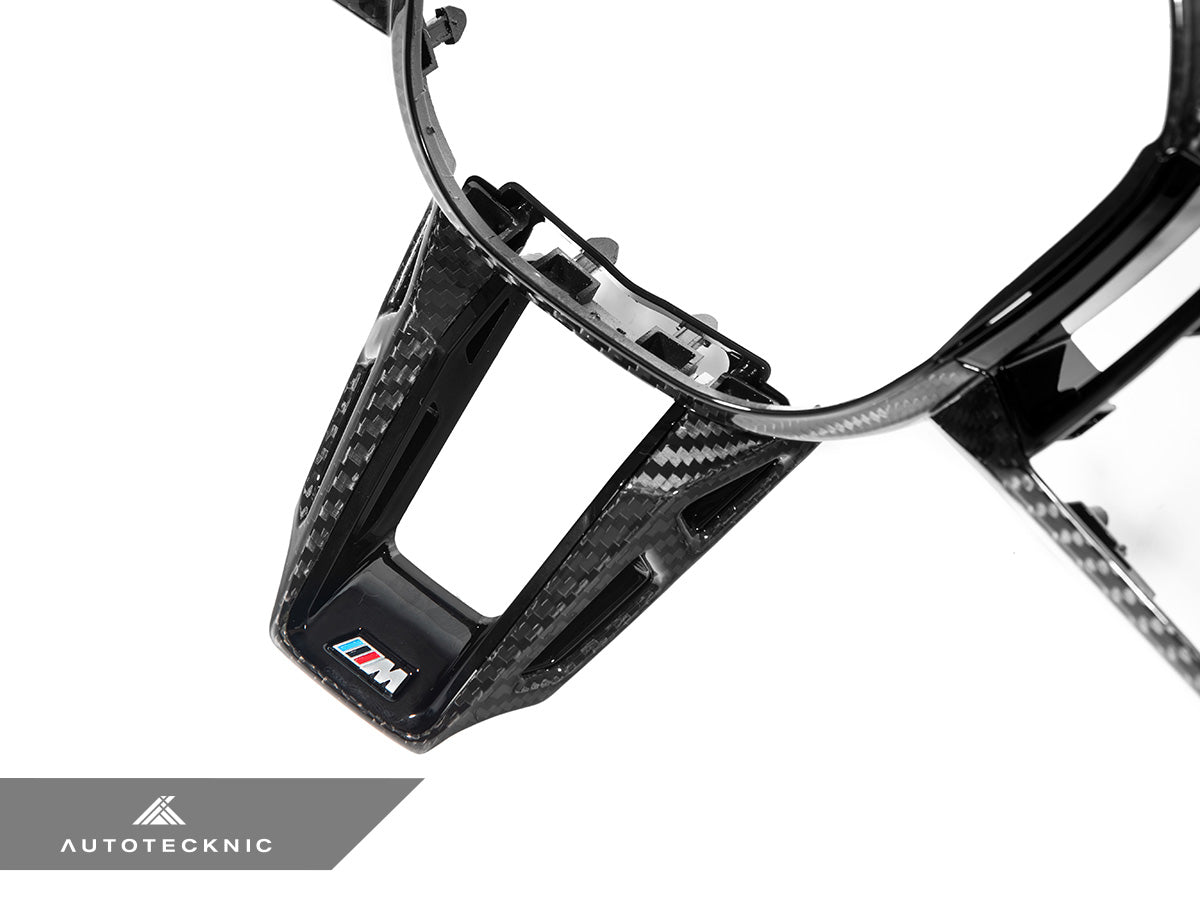 AutoTecknic Carbon Fiber Steering Wheel Trim - G45 X3 M-Sport