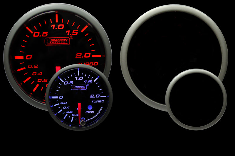 2-1/16" Amber/White Premium Metric Boost