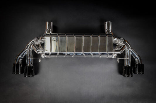 BMW M5 CS (F90) - Valved Exhaust w 200cell OPF, MidSilencer Spare & Wicrom Tips (OE Actuators)