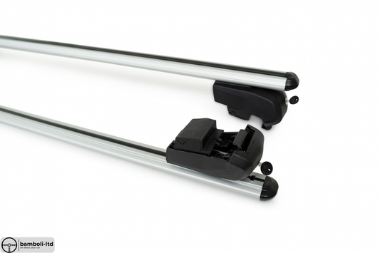 Silver Fit For Porsche Cayenne Top Roof Rack Cross Bars Rails Lockable 2003-2010