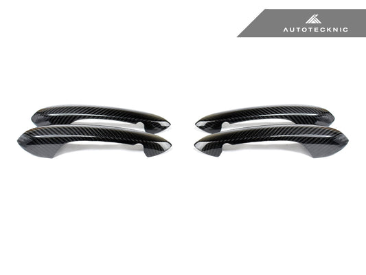 AutoTecknic Dry Carbon Door Handle Trim Set - G82 M4 Coupe | G83 M4 Convertible