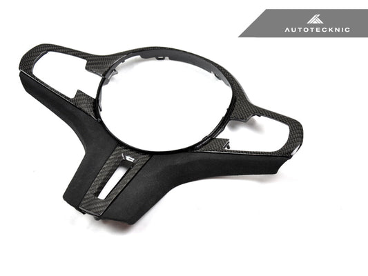 AutoTecknic Carbon Alcantara Steering Wheel Trim - F90 M5 2018-2019