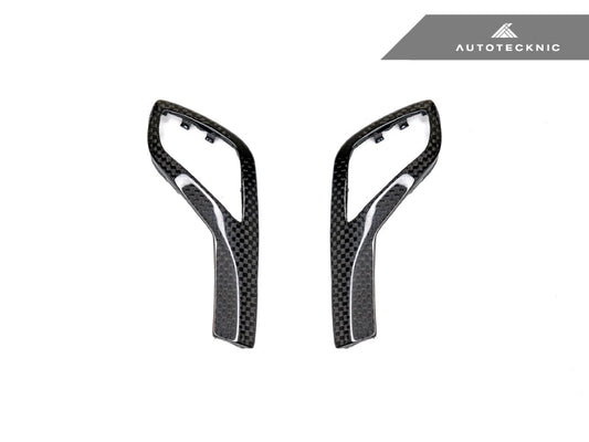 AutoTecknic Carbon Fiber Gear Selector Side Trims - G22 4-Series