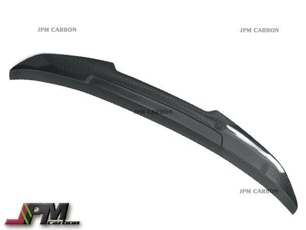 PSM Style Carbon Fiber Trunk Spoiler Fits For 2005-2011 BMW E90 3-Series Sedan Only