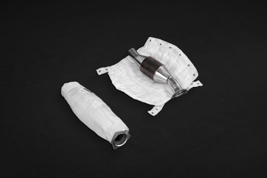 Ferrari F430 Scuderia/16M - Valved Exhaust, 250 Cell Sport Cats + Heat Blankets