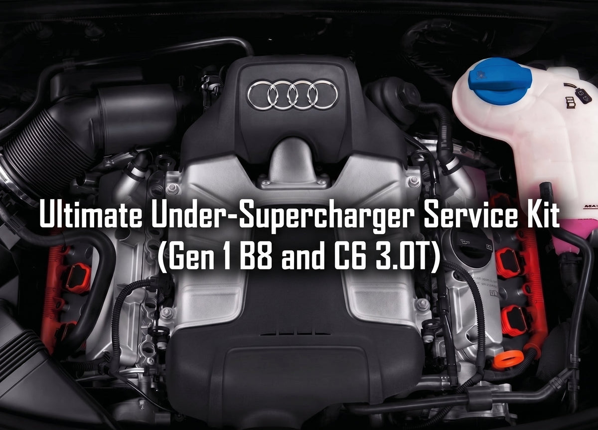 OE Ultimate Under Supercharger Kit (Audi EA837 B8, C6, and 4L 3.0T Gen 1)