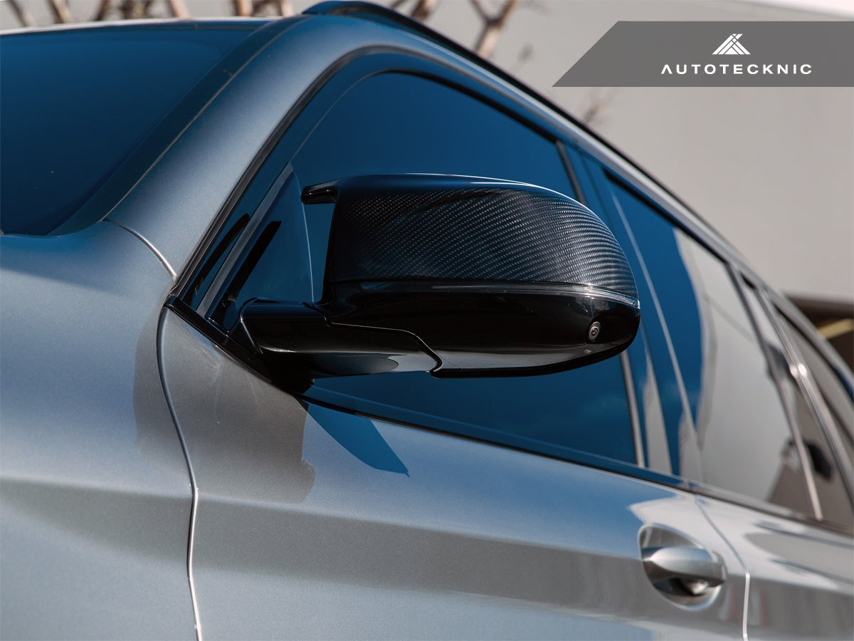 AutoTecknic Replacement Dry Carbon Mirror Covers - G05 X5 M60i | G06 X6 M60i