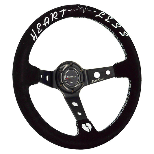 Heart 350mm Steering Wheel + Short Hub Adapter Kit For Mazda Miata RX-7 RX-8 MX-3 MX-6
