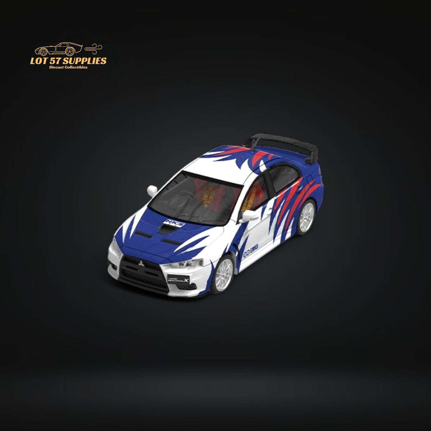 Mini Station Mitsubishi Lancer EVO X Need for Speed Black List #9 Livery Ordinary 1:64
