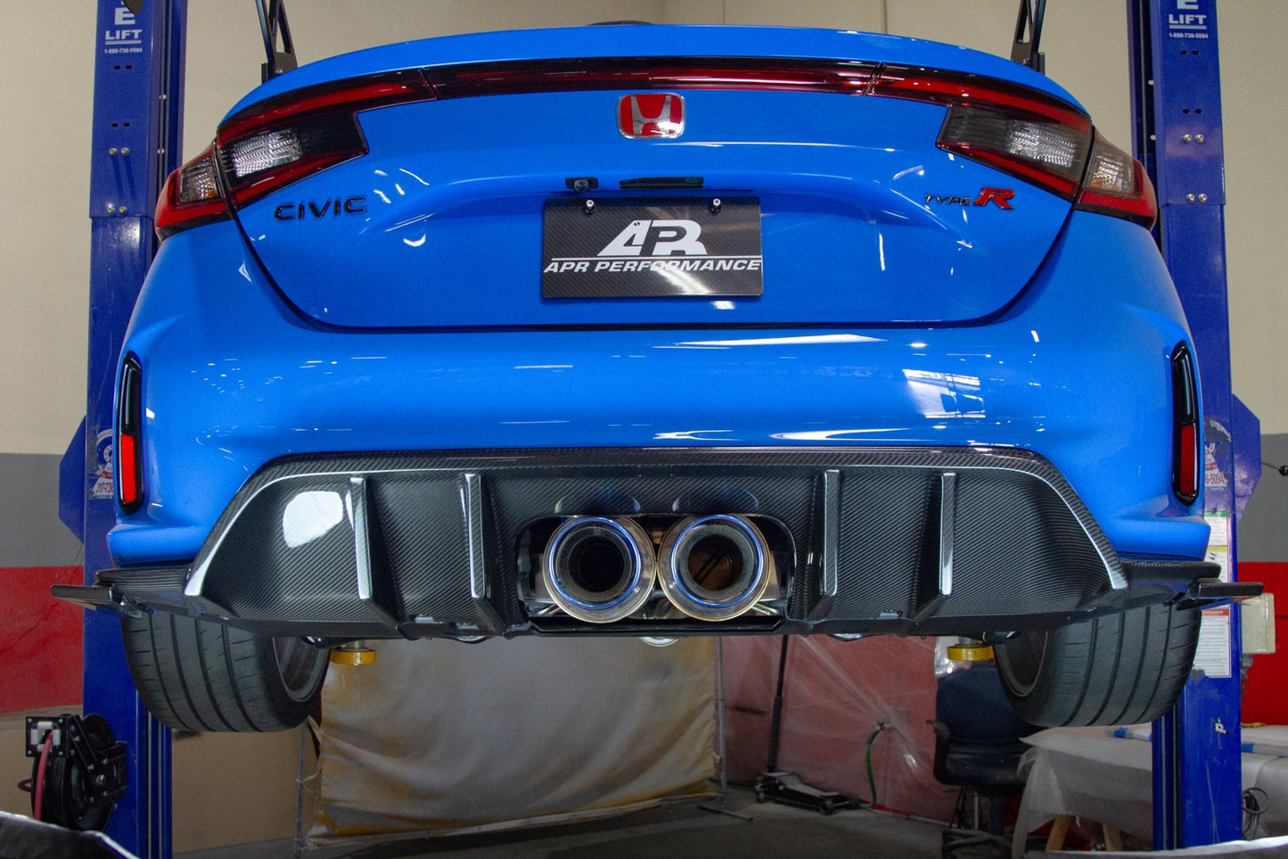 Honda FL5 Civic Type R Carbon Fiber Rear Diffuser 2023 - Current