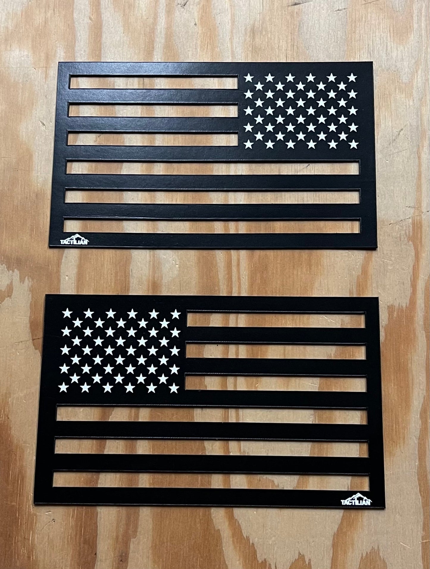 American Flag Magnets Brilliant White Stars w/ Tactilian Logo