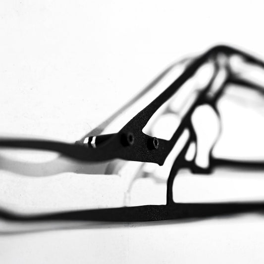 Porsche Carrera GT Wall Art – Supercar Steel Silhouette with Spinning Wheels-KAFMEKA039