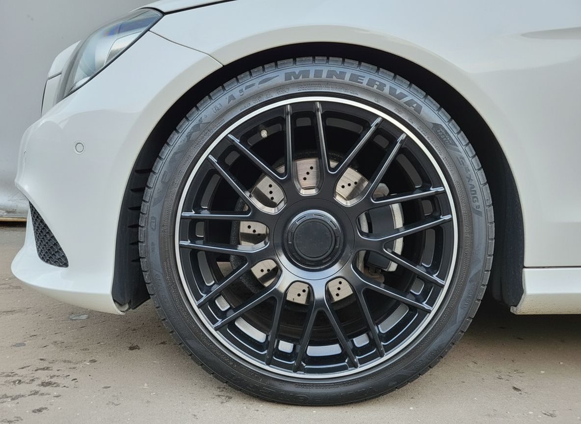 MB8-V2 18x9 5x112 +42 66.6 Matte Black Machined Tip