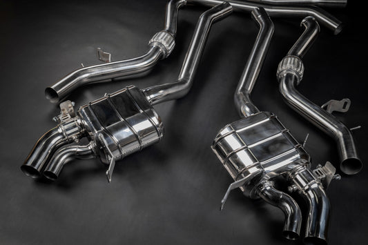 Mercedes AMG SL63 (R232) - Valved Exhaust w Mid-Pipes (OE Actuators)