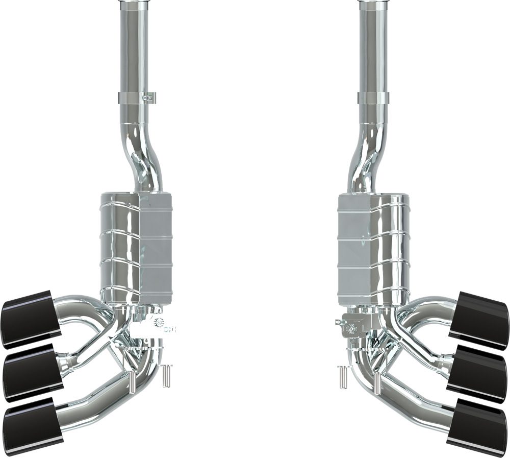 Mercedes AMG G63 (W465) - Valved Triple Mufflers (OE Actuators)