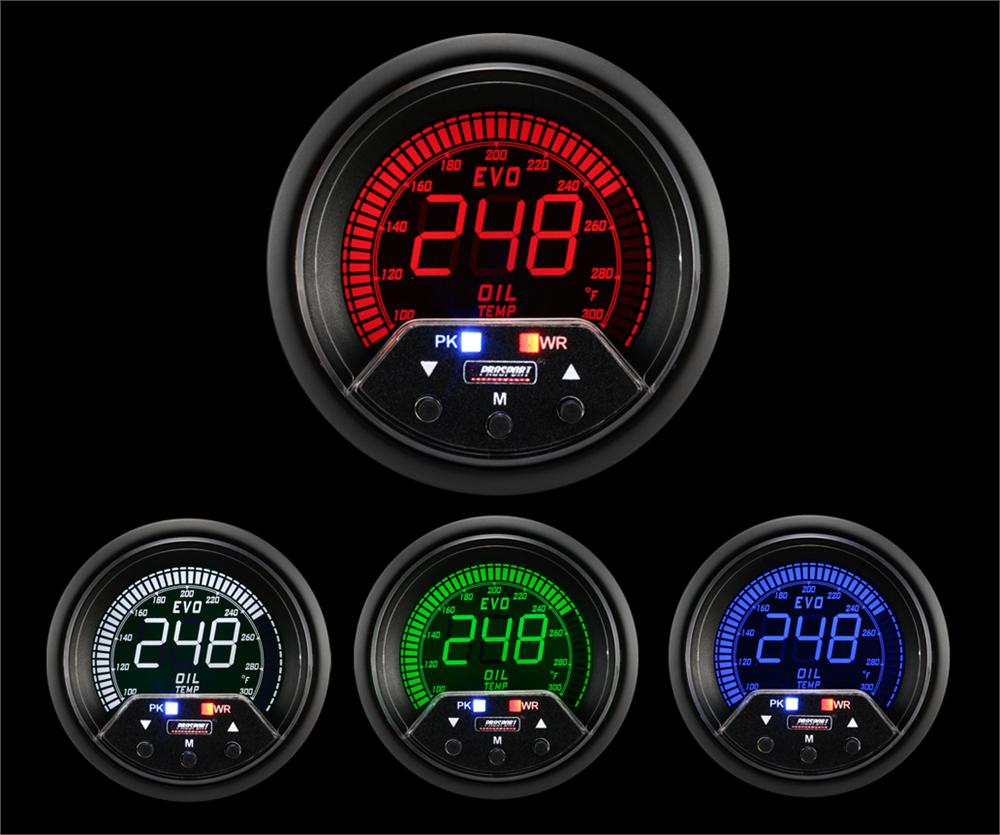 2-3/8" Premium Evo Electrical Oil Temperature Gauge