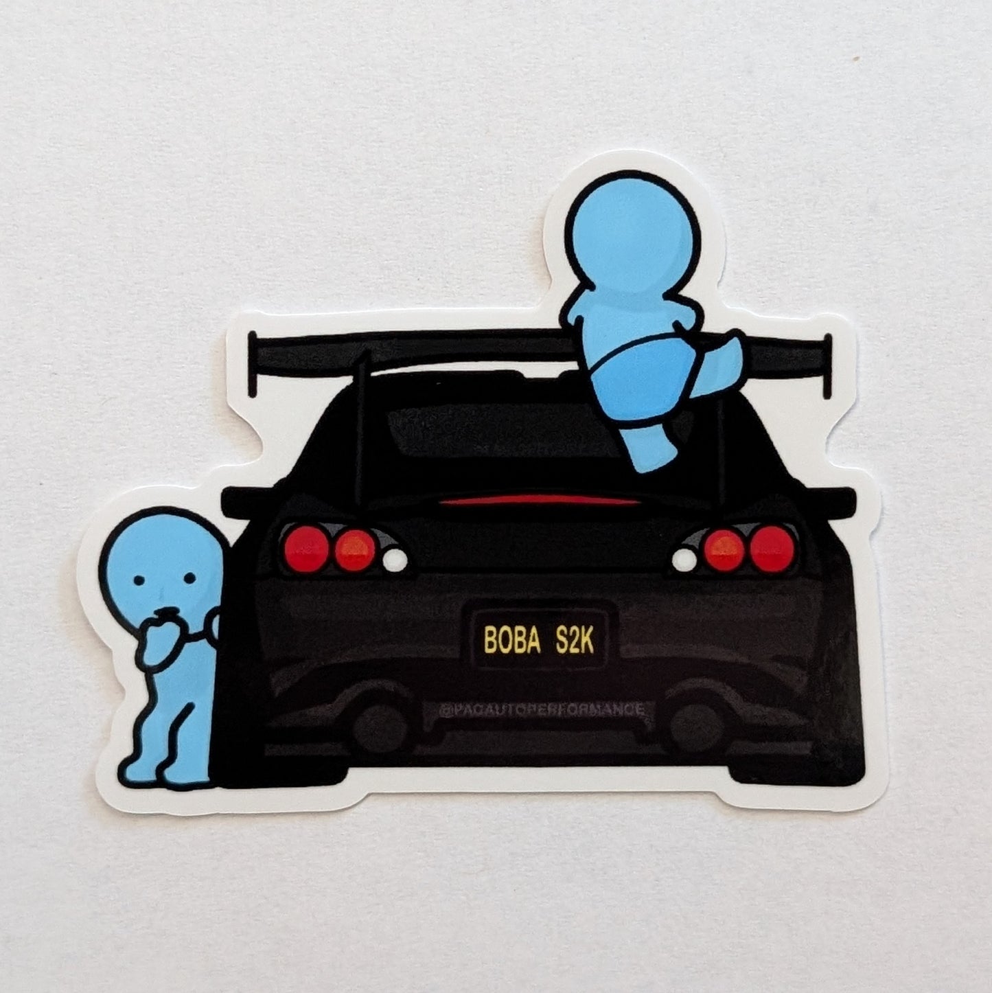 Blue Smiskis on S2K Sticker