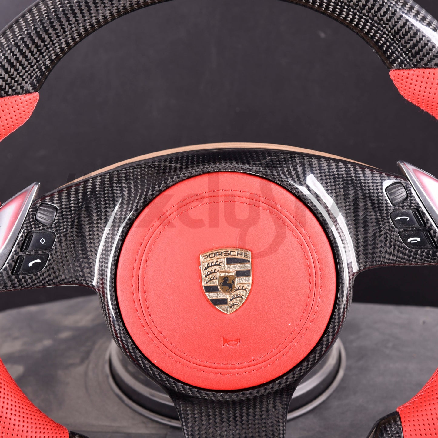 2009-2016 Porsche 911 (991.1) / Boxster (987.2 981) / Cayman (981) / Cayenne (958) / Panamera (970) PDK Custom Steering Wheel by Exclusive Steering